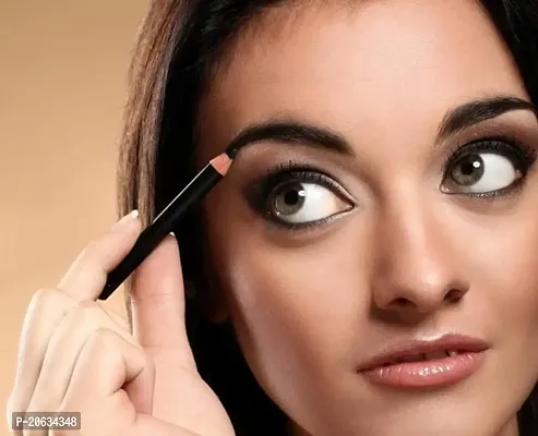 Random-Mac Waterproof Eyeliner, Mascara, Eyebrow Pencil, Kajal With Sketch Eyeliner Set Of 4-thumb2