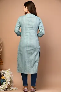 Trendy Women Khadi Cotton Kurta-thumb1