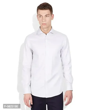 Fashionbazaar4u Men's Regular Fit Casual Shirt (X-Large, White)