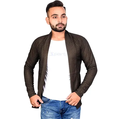 shrug_brwn (Brown) Men Free Size