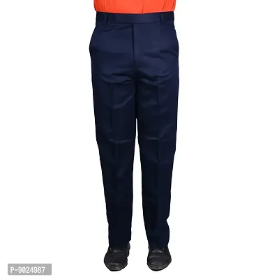 Naresh Chand Rajesh Kumar Jain,Men's Regular Fit Cotton Trouser-thumb0