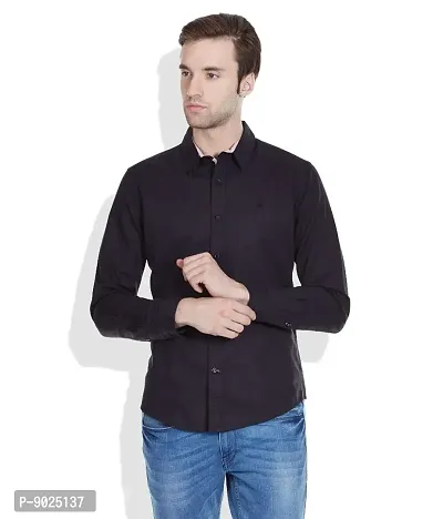 Fashionbazaar4u Men's Regular Fit Casual Shirt (X-Large, Black)