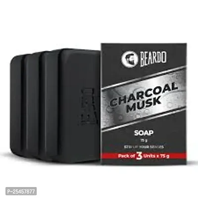 Charcoal Soap for Men and women ( pack of 3) | 99.9% Germ Protection| Moisturising Bathing Soap Bar| Lasting Freshness  Nourishment