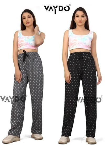 Classic Night Wear Pyjama for Women, Pack of 2