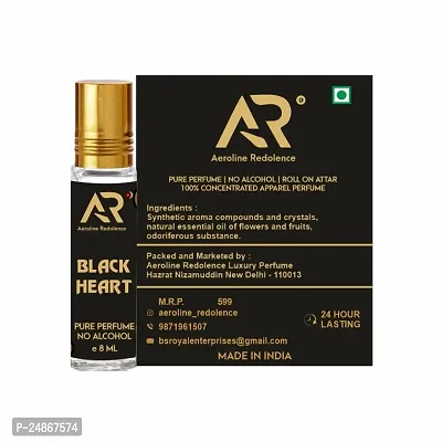 BLACK HEART ATTAR 8ML VERY LONG LASTING ATTAR NICE SMELL OFFICE USE UNISEX ATTAR-thumb2