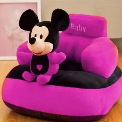 Purple color kids sofa