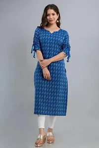 Women Kurti Blue-thumb2