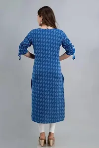 Women Kurti Blue-thumb1