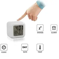 SHRI KRISHNA Alarm Clock, Personalized/Customized Digital, LED Alarm Clock, for Bedroom, Table, Desk, Kids Room (Multicolor) Photo Print ,Plastic-thumb4