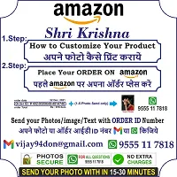 SHRI Krishna Date-Time-Temperature Automatic 7 Colour Shri Krishna Changing Glowing Digital LED Alarm Clock for Bedroom, Table, Desk, Kids Room (Multicolour)-thumb1