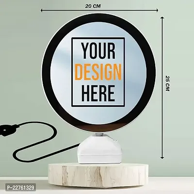 SHRI KRISHNA Personalized Customized Magic Mirror Photo Frame with LED Lights for Home-thumb3