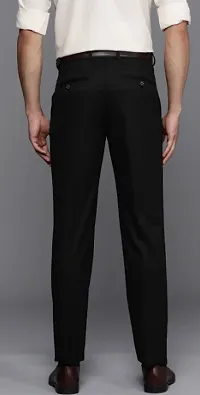 Trendy Stylish Black Formal Trouser for Men-thumb2