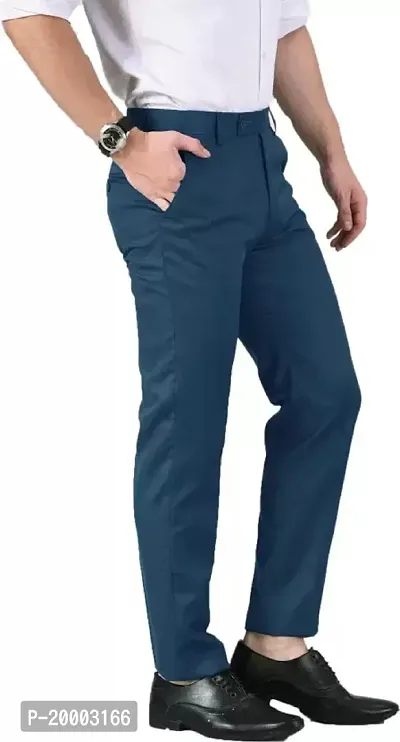 Pesado Morpitch Formal Trouser For Men's-thumb3