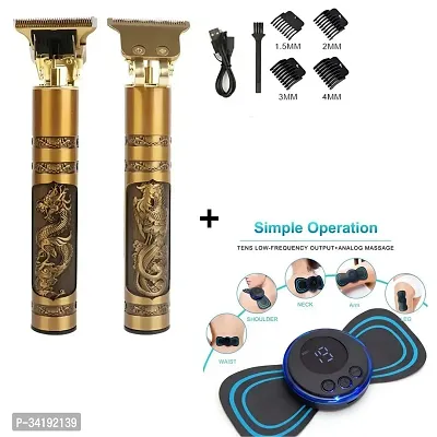 Mini Body Massager and T9 Rechargeable Hair Trimmer Combo