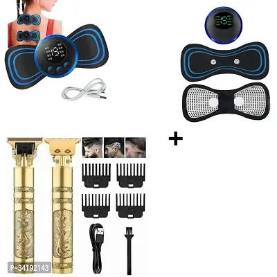 Mini Body Massager and T9 Rechargeable Hair Trimmer Combo-thumb0