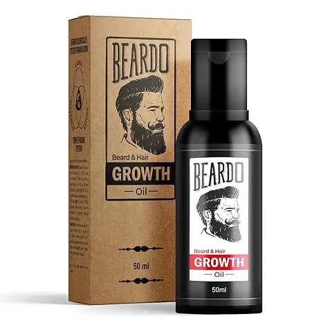 Beardo Beard  Hair Growth Oil, 50ml | Natural Hair Oil for Thicker  Longer Beard | Beard Oil for Uneven, Patchy  Fast Beard Growth | Growth Oil for Stronger  Fuller Beard Hair