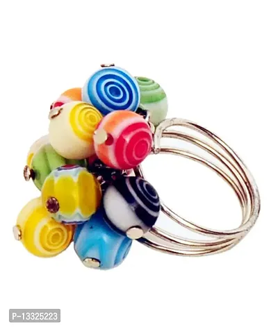 La belleza Ball Ring for girls and Women Multicolored