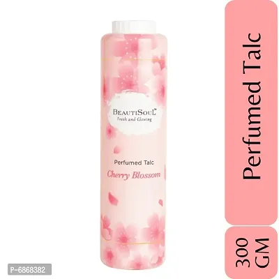 Beautisoul Cherry Blossom Talcum Powder 300 gm | IFRA Certified Fragrance | Made in India | Talcum powder for Women |-thumb0