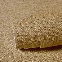 Brown mat wallpaper sticker self adhesive for wall decoration(500 x 45 cm)-thumb1