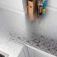 Kitchen Backsplash Wallpaper Peel and Stick Aluminum Foil Contact Paper Self Adhesive Oil-Proof Heat Resistant Wall Sticker for Countertop Drawer Liner Shelf Liner-thumb3