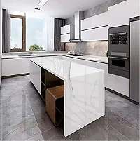 Kitchen Backsplash Wallpaper Peel and Stick Aluminum Foil Contact Paper Self Adhesive Oil-Proof Heat Resistant Wall Sticker for Countertop Drawer Liner Shelf Liner-thumb2