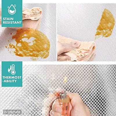 Kitchen Backsplash Wallpaper Peel and Stick Aluminum Foil Contact Paper Self Adhesive Oil-Proof Heat Resistant Wall Sticker for Countertop Drawer Liner Shelf Liner-thumb5