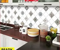 &nbsp;Kitchen Backsplash Self Adhesive Wallpaper Foil Stickers Oil Proof and for Waterproof Stove in Kitchen-thumb2