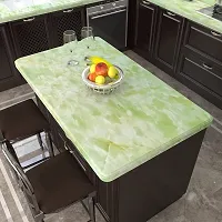 Kitchen cabinets Marble Wallpaper Oil Proof Waterproof Floor Tiles Stickers Waterproof Wall Paper for Home and Kitchen Decor-thumb3