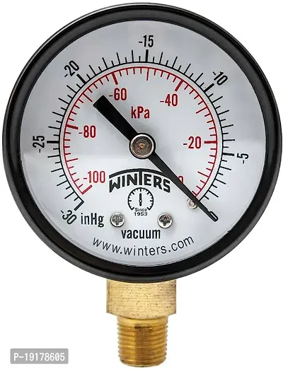 Series Steel Dual Scale Economical All Purpose Pressure Gauge with Brass Internals-thumb0