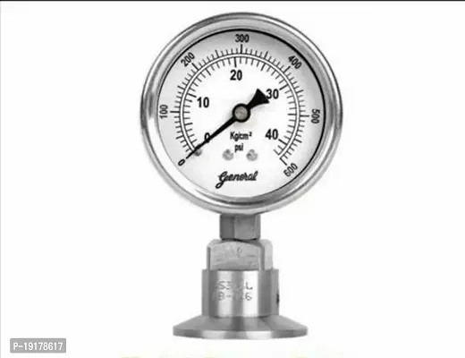 Series Steel Dual Scale Economical All Purpose Pressure Gauge with Brass Internals