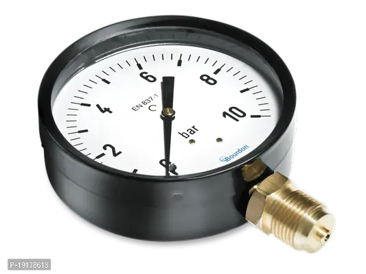 Series Steel Dual Scale Economical All Purpose Pressure Gauge with Brass Internals