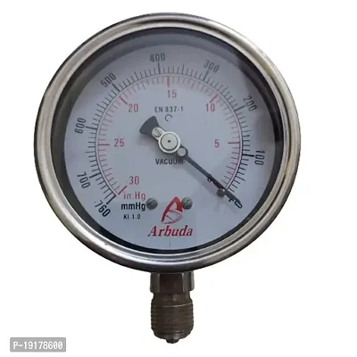 Series Steel Dual Scale Economical All Purpose Pressure Gauge with Brass Internals