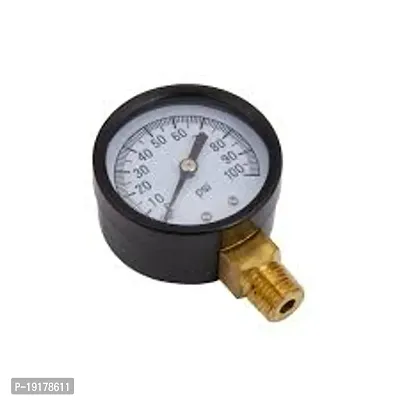 Series Steel Dual Scale Economical All Purpose Pressure Gauge with Brass Internals-thumb0