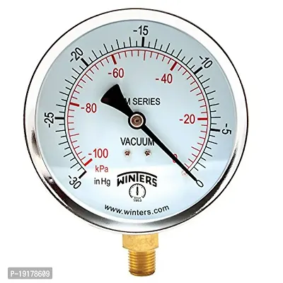 Series Steel Dual Scale Economical All Purpose Pressure Gauge with Brass Internals