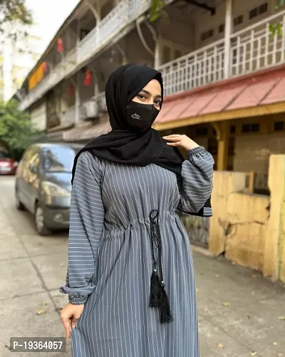 Buy Womens Beautiful Printed Lining Soft Firdous Fabric Abaya