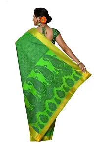 Alluring Green Art Silk Embellished Banarasi Silk Saree with Blouse piece-thumb2