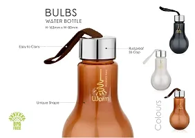 faas Bulb Shaped Water Bottle 400 ml (Pack Of 3 )-thumb2