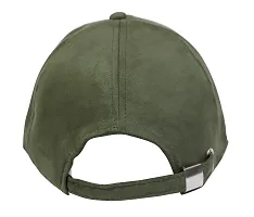Mee Trend Stylish Outdoor Stylish Baseball Cap Cricket Cap Adjustable Unisex Comfortable Cap with Stylish Design Sports Cap for Boys and Girls Cotton Cap for Sun Protection, Running (Green)-thumb2