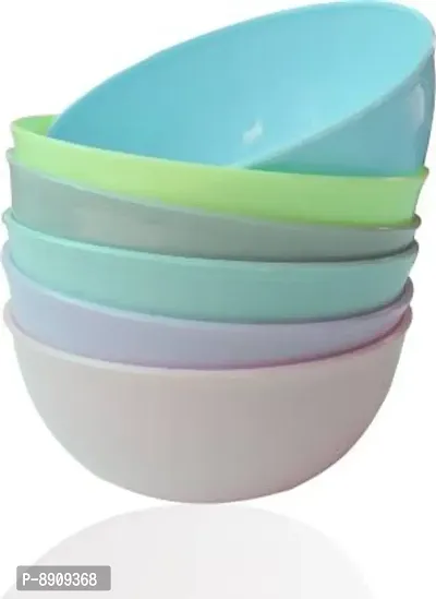 Multipurpose Plastic BPA Free Mixing Bowl Set Microwave Safe  Unbreakable, - Pack of 6 Each Capacity Of Bowl 120ml (Extra Small)