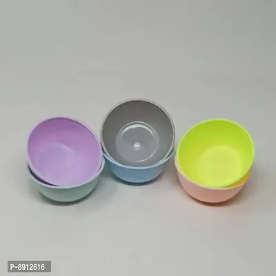 Multipurpose Plastic BPA Free Mixing Bowl Set Microwave Safe  Unbreakable (Medium)-thumb0