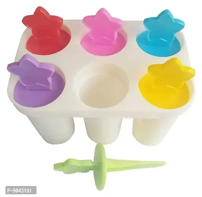 Ice Cream,Kulfi Maker Moulds,Set of 6 Multi Color