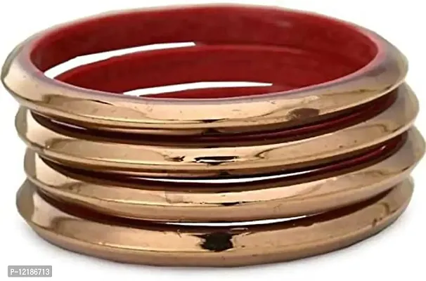 Vatsalya Associates Glass Designer Printed Bangles set for women & girls Casual & Office purpose Beautiful Bangles set (Multi 7, 2.2)-thumb3