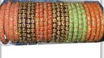 vatsalya bridal chuda for women  girls bangles in multi-thumb1