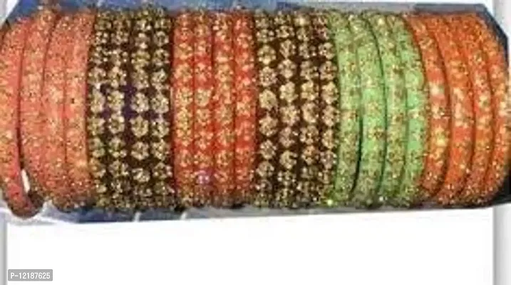 vatsalya bridal chuda for women  girls bangles in multi-thumb2