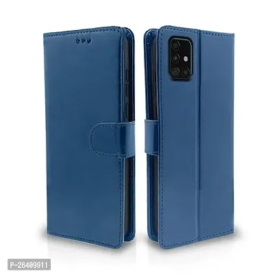 Samsung Galaxy A51 Blue Flip Cover