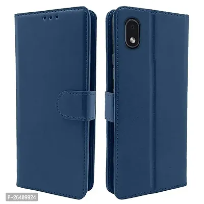 Samsung Galaxy M01 Core Blue Flip Cover