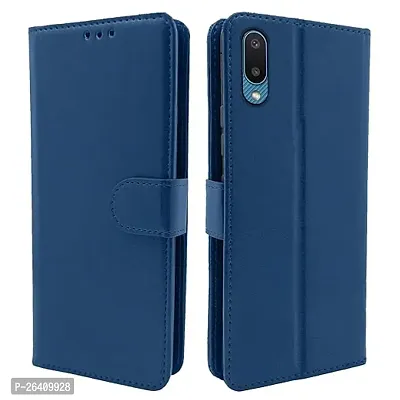 Samsung Galaxy M02, A02, F02 Blue Flip Cover