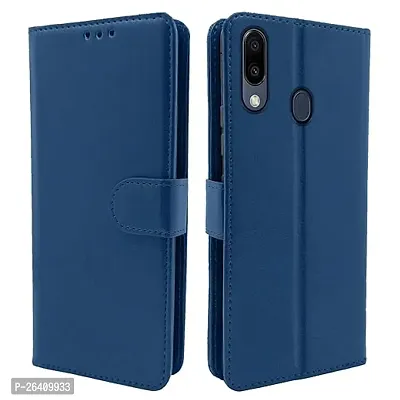 Samsung Galaxy M20 Blue Flip Cover-thumb0