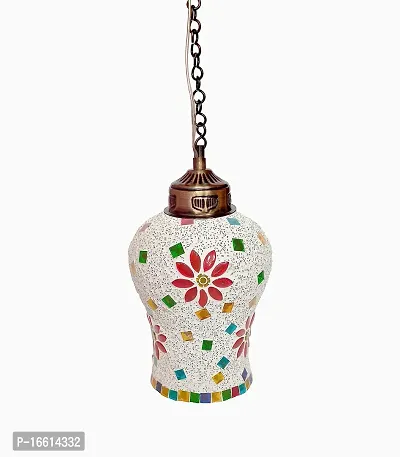 Stylish Glass Decorated Hanging Light (38 X 18 X 27 Cm, Multicolor, Bulb Not Included)-thumb3