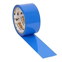 D-fix 2 Inch Wide Colour Tape Packaging Tape Adhesive Multipurpose Home, Office Use DIY (Blue, 48mm x 65 mtr, Pack of 6)-thumb2